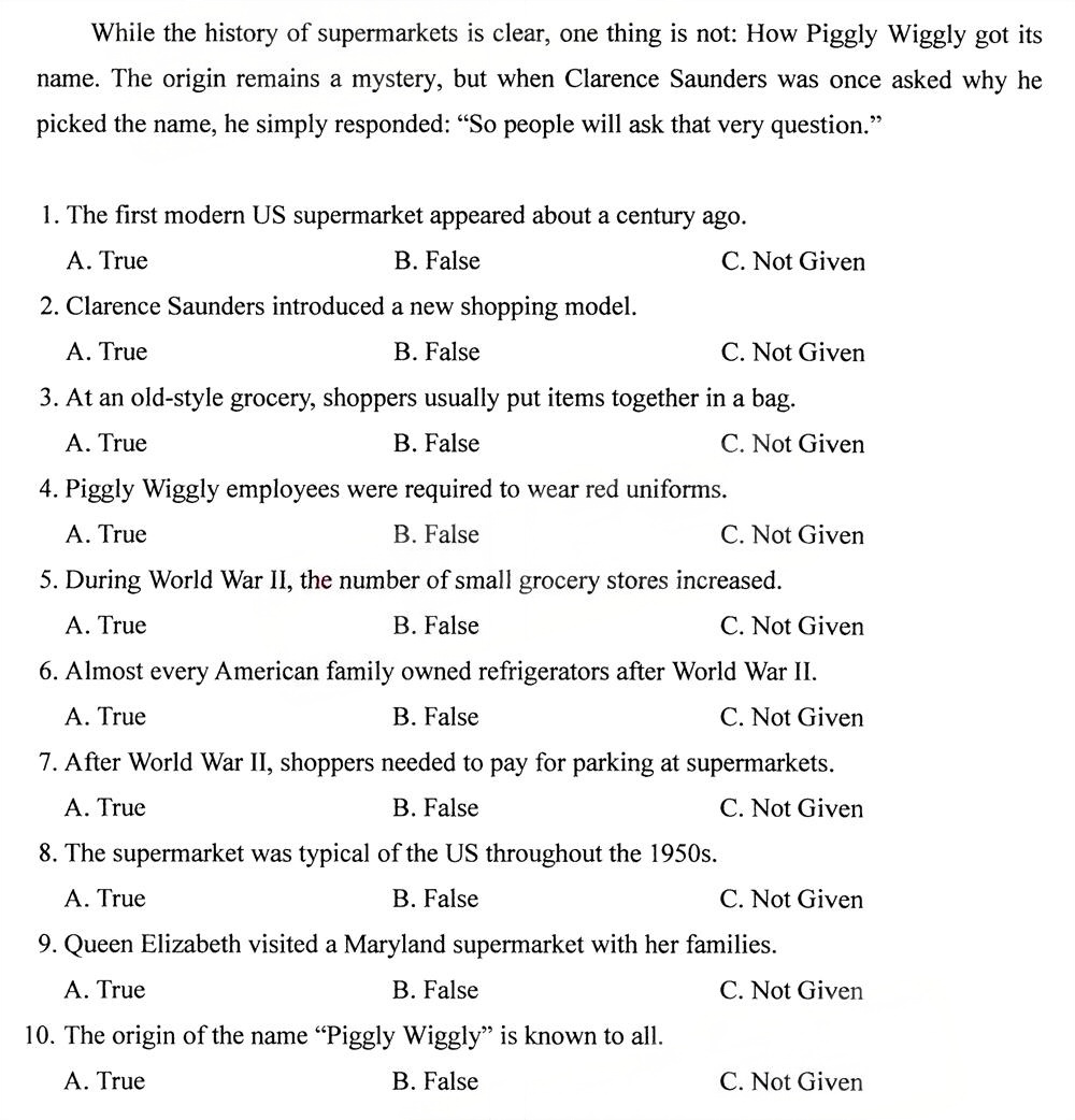 2025年10月四川自考13124《英语(专)》真题(图2) 2025年10月四川自考13124《英语(专)》真题(图2)