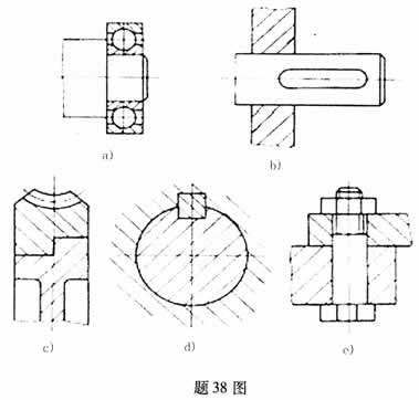 全国2008年4月高等教育自学考试机械设计基础试题(图7)