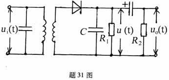 全国2008年1月高等教育自学考试非线性电子电路试(图6) 全国2008年1月高等教育自学考试非线性电子电路试(图6)