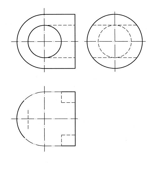 全国2008年7月高等教育自学考试工程制图试题(图5) 全国2008年7月高等教育自学考试工程制图试题(图5)